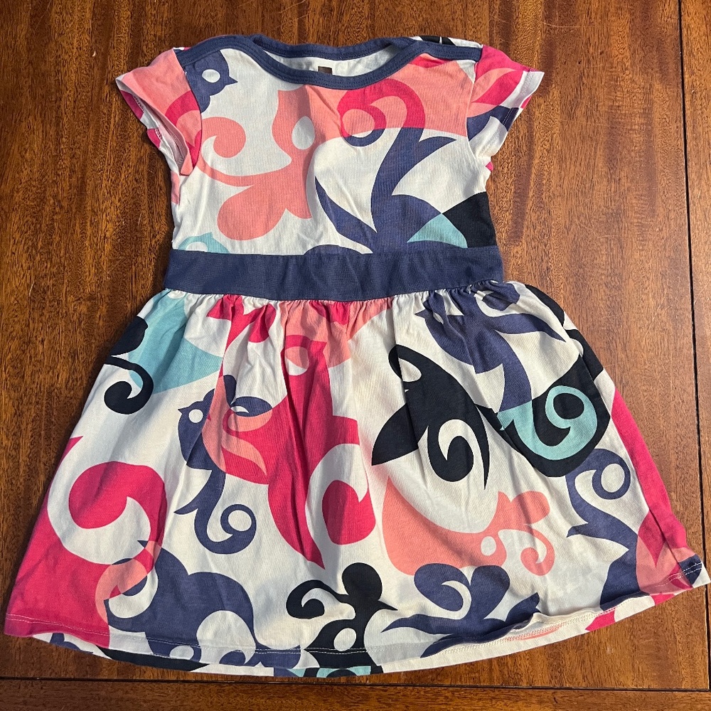 Tea Collection Cap Sleeve Cotton Dress